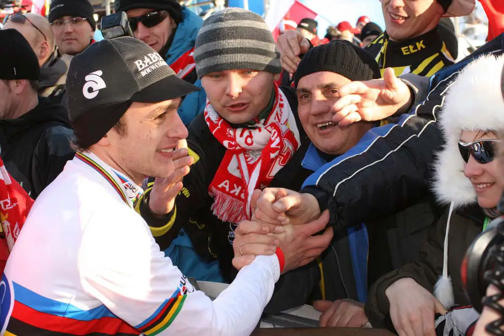 Pawel Szczepaniak makes the Polish fans glad they made the trip ? Bart Hazen 