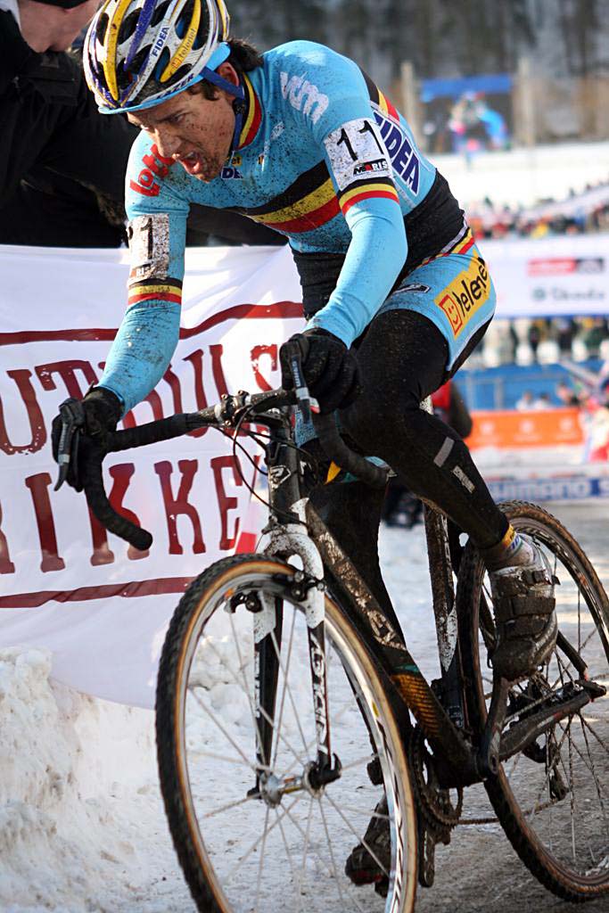 Tom Meeusen didn\'t have it today. 2010 U23 Cyclocross World Championships. ? Bart Hazen