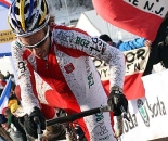 Younger brother Kacper Szczepaniak faded and was almost caught by Jouffroy. 2010 U23 Cyclocross World Championships. ? Bart Hazen