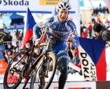 Italy's Elia Silvestri poses for the camera. 2010 U23 Cyclocross World Championships. ? Bart Hazen