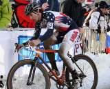 Jerome Townsend finished 38th, without gloves. 2010 U23 Cyclocross World Championships. ? Bart Hazen