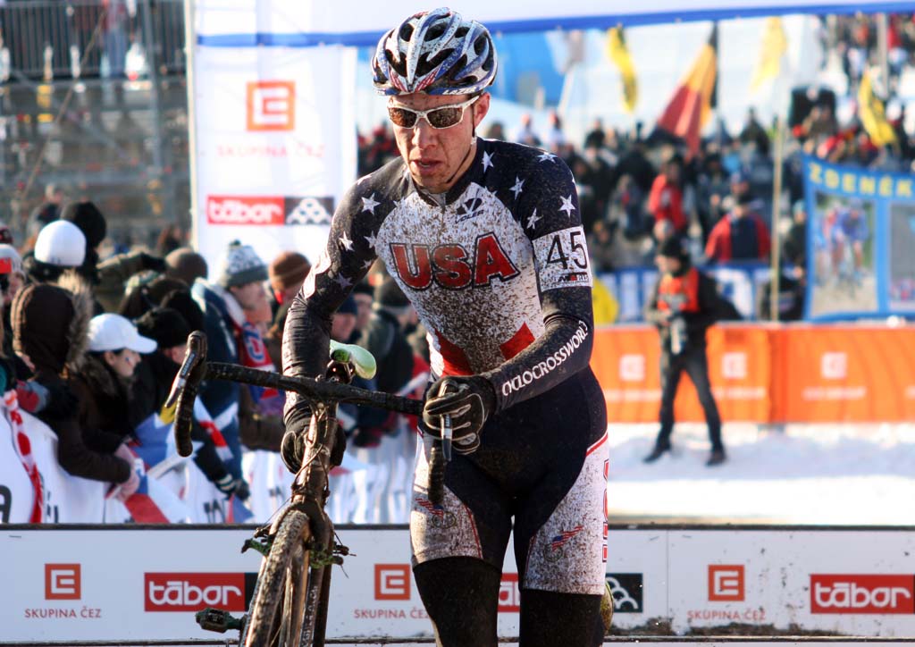 Jeremy Powers didn\'t get the result he hoped for but still enjoyed his time in Tabor. ? Bart Hazen