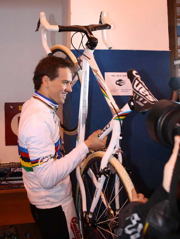 Stybar's brand new World Champ edition Ridley ? Dan Seaton