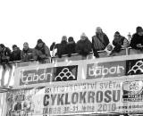 No space was left unfilled with fans hoping to see the finish of the 2010 Cyclocross World Championships in Tabor, Czech Republic.  ? Joe Sales