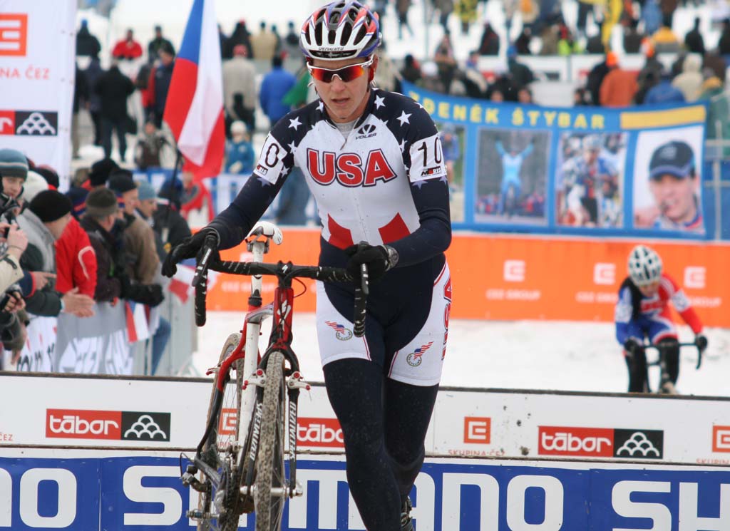 Meredith Miller was the top placed American in Tabor, in 12th. ? Bart Hazen