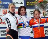 Kupfernagel (l), Vos and Van Den Brand share the podium in Tabor. ? Bart Hazen