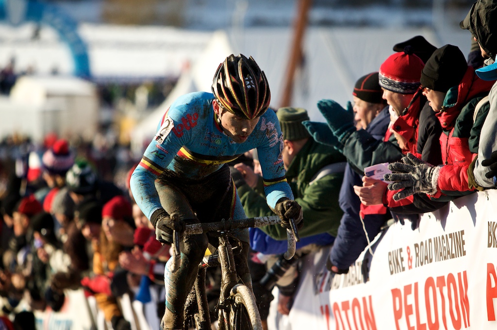 Sven Nys raced aggressively en route to Worlds podium ? Joe Sales