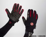 The Castelli CW 3.0 gloves provide some serious cold weather protection. ©Greg Hudson, Corsa Concepts