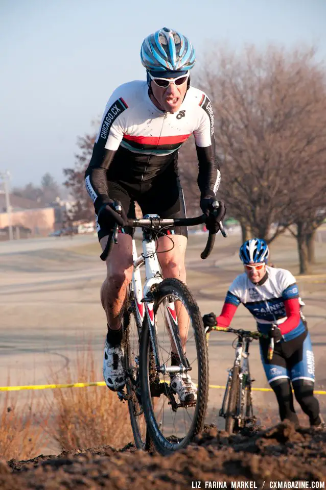 Al Thom (Chicago.CX) made a strong statement with a seventh place finish in the Masters 50-plus after missing most of the season due to injury. ©Liz Farina Markel