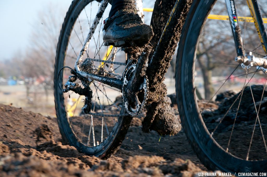 Racers faced a challenging muddy course that got muddier as the day went on. ©Liz Farina Markel