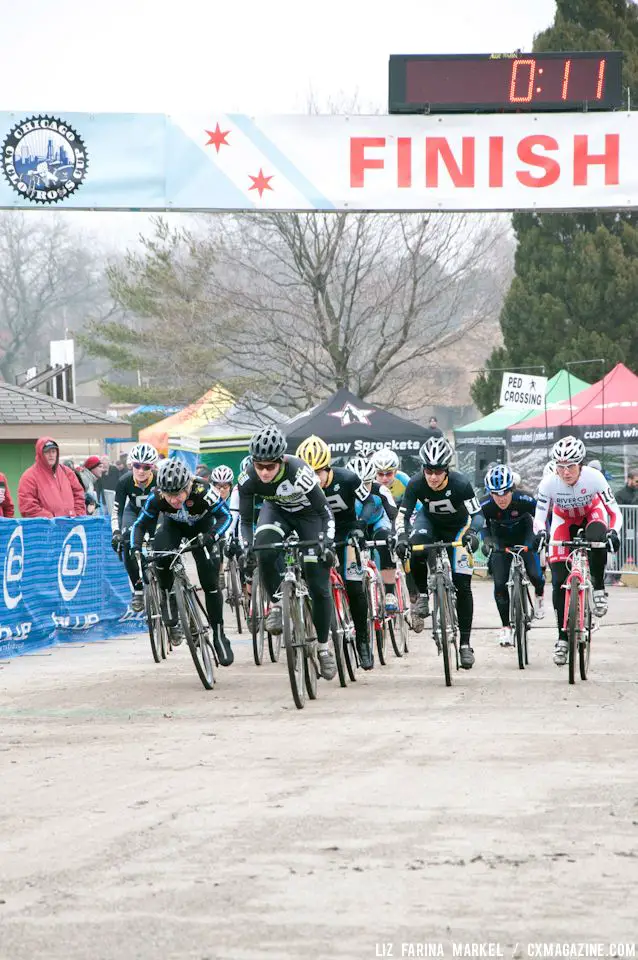 The start of the women\'s elite race. ©Liz Farina Markel