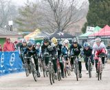 The start of the women's elite race. ©Liz Farina Markel