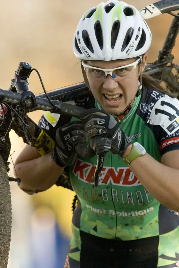 Rebecca Blatt, #11, (Team Kenda presented by Geargrinder) has her game face on during the Women\'s Elite race. © Greg Sailor - VeloArts.com