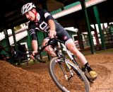 Tuckerman rides through the horse stables ©Nick Fochtman