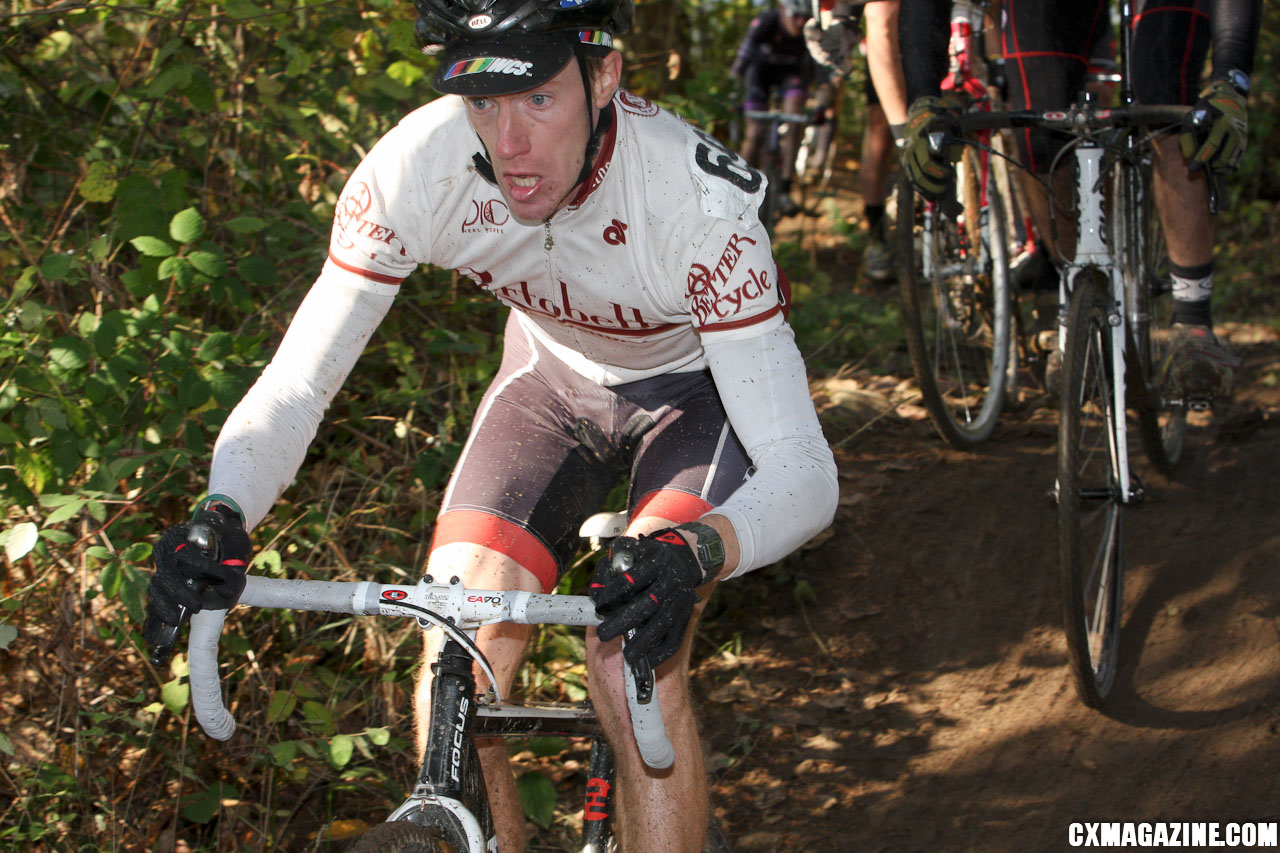 The course included a short burst of singletrack. ©Pat Malach