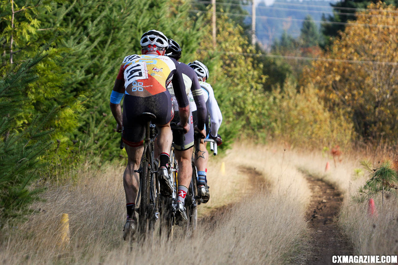 Skerritt, Reeb, Cameron and Decker chase Tuckerman. ©Pat Malach