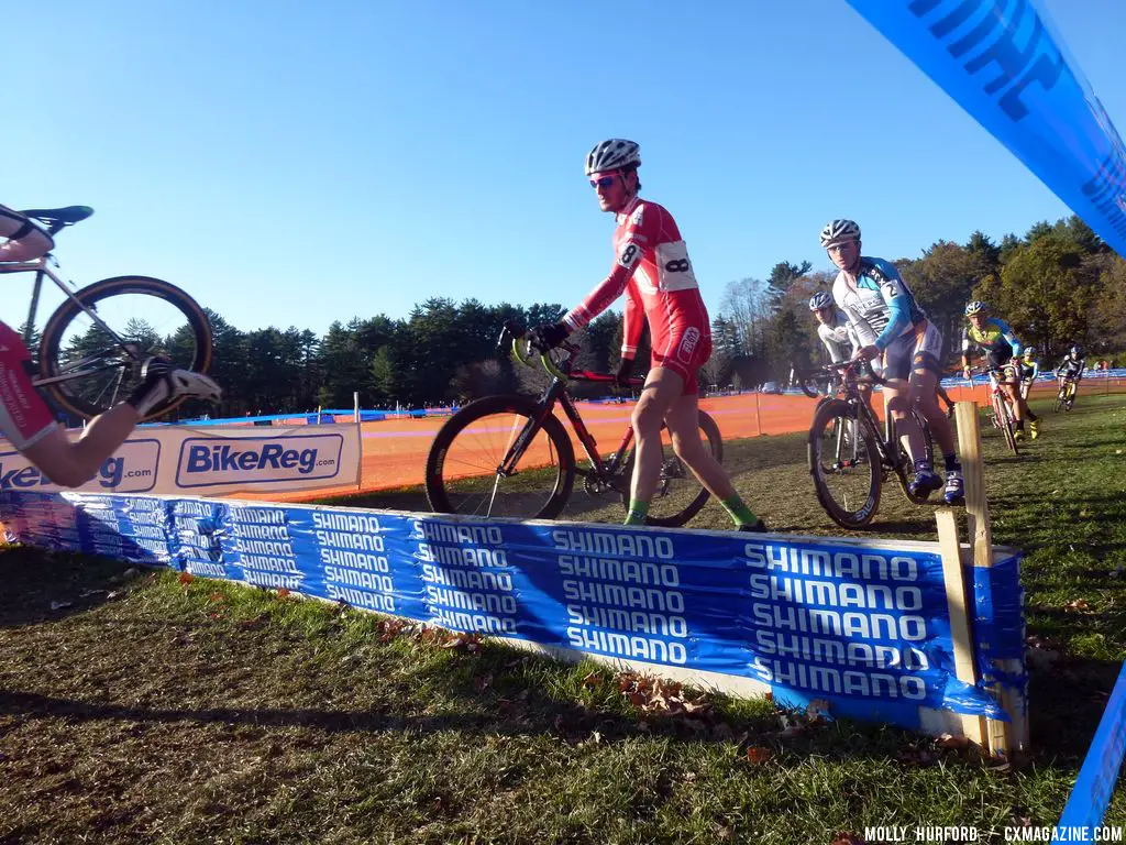 Winterberg on barriers © Cyclocross Magazine