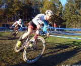 Lindine and Keough, both in series jerseys. © Cyclocross Magazine