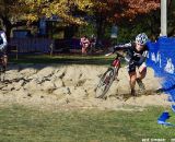 Elle Anderson struggles in the sand © Mark Suprenant