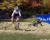 iFrances Morrison gets the advantage in the sandpit. © Mark Suprenant