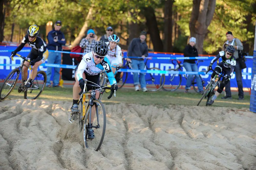 Four women in the sand, four different lines © Natalia Boltukhova | Pedal Power Photography | 2011