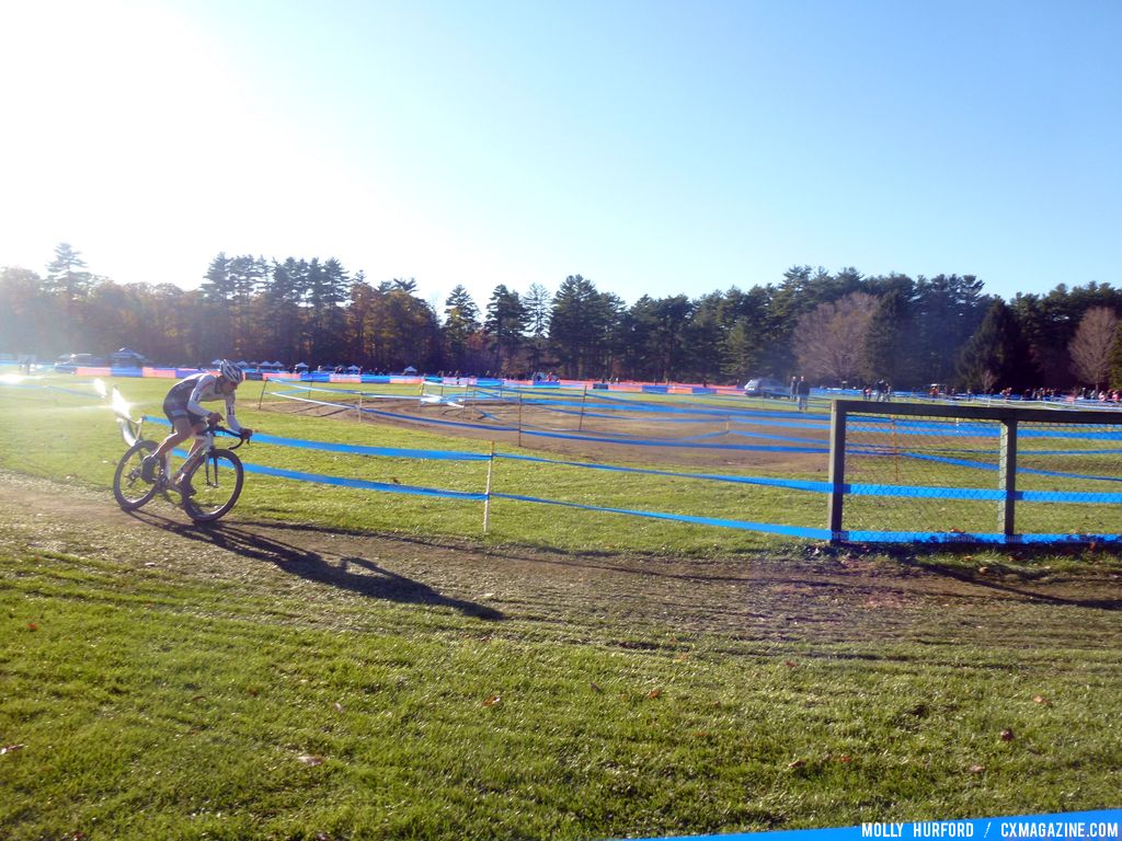 Durrin chases the leaders. © Cyclocross Magazine