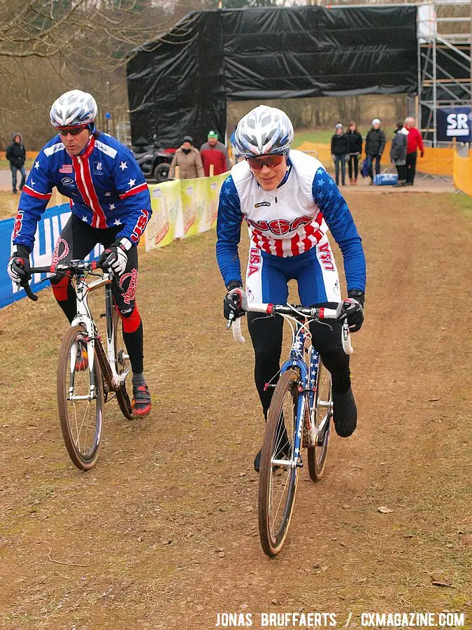 Katie Compton and husband Mark Legg-Compton