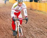 Riders tested a variety of lines through the ruts.