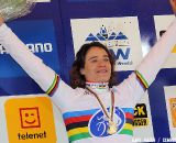 Marianne Vos took her third consecutive world cyclocross title