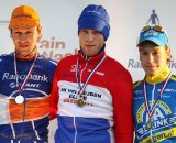 The Elite men's podium. © Bart Hazen