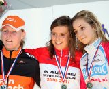 The podium of the women's youth: Lotte Eikelenboom - Evy Kuijpers - Chanella Stougje ©Bart Hazen