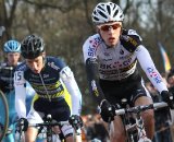 Danny van Poppel leads Stan Godrie and Douwe Verberne ©Bart Hazen