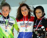 Podium of the Junior Women: Sabrina Stultiens, Annelies Kalvenhaar and Helena van Leijen ©Bart Hazen