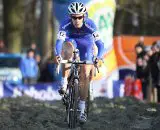 Lars van der Haar leads Mike Teunissen through the sand section. © Bart Hazen