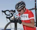 Real-world testing: Felt engineer, Ty Buckenberger, racing his singlespeed Breed at Storm the Beach Cyclocross in Oceanside, CA. © Greg Page/Page One Studio