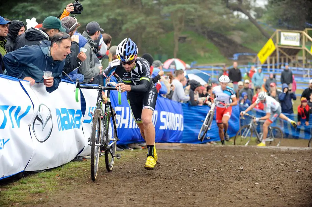 Johnson leads up the stairs © Natalia Boltukhova | Pedal Power Photography | 2011