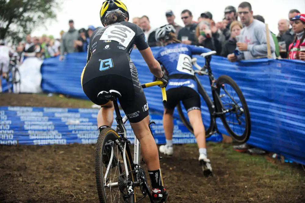 Day leads Smith up the stairs © Natalia Boltukhova | Pedal Power Photography | 2011