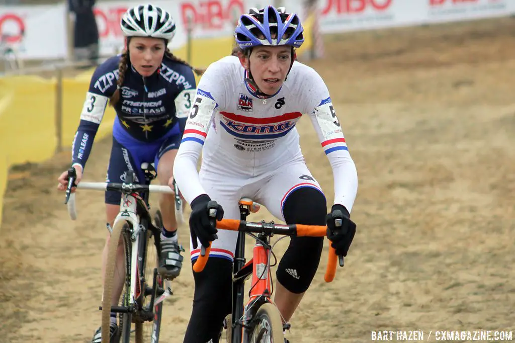 British national champion Helen Wyman leads Daphny van den Brand