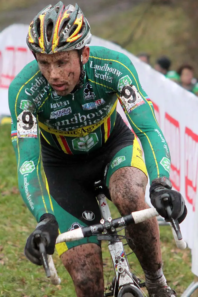 Sven Nys took a third place after revovering from illness. © Bart Hazen