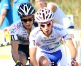 U23 Lars van der Haar leading the pack © Gregg Germer