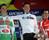 Junior podium; Laurens Sweeck, Daniel Peeters and Lars FÃ¶rster.