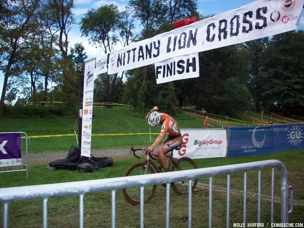 Joyce Vanderbeeken finished in second. © Cyclocross Magazine 