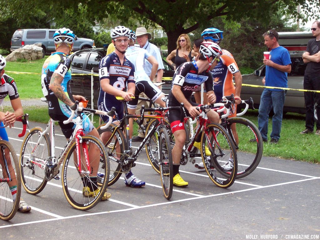 Luke Keough smiles at the start. © Cyclocross Magazine 