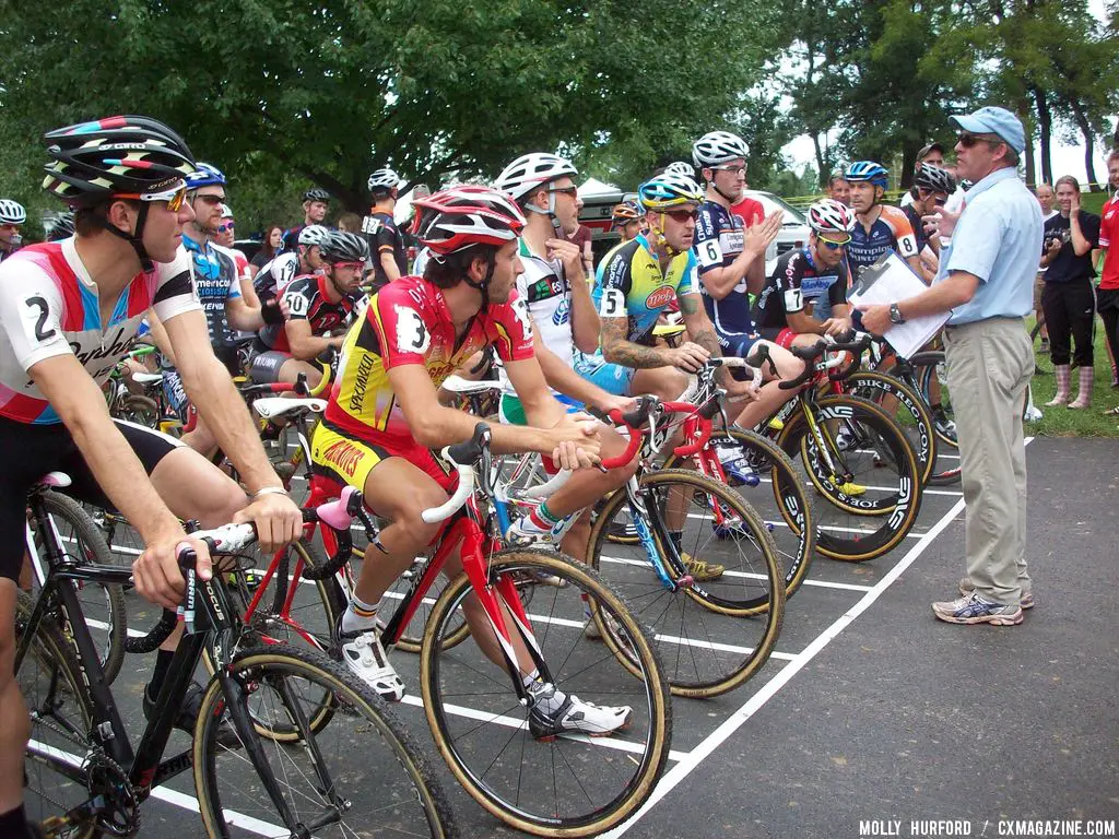 Men at the start line. © Cyclocross Magazine 