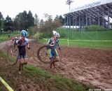 Gabby Day makes the pass. © Cyclocross Magazine 