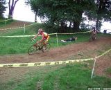 Field taking the downhill. © Cyclocross Magazine 