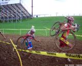 Field and Ursi in the mud. © Cyclocross Magazine 