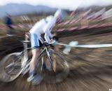 Molly Cameron was closing in on fifth but briefly bobbled. 2011 Nobeyama, Japan UCI Cyclocross Race. © Cyclocross Magazine