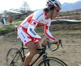 Tsujiura on the attack. 2011 Nobeyama, Japan UCI Cyclocross Race. © Cyclocross Magazine