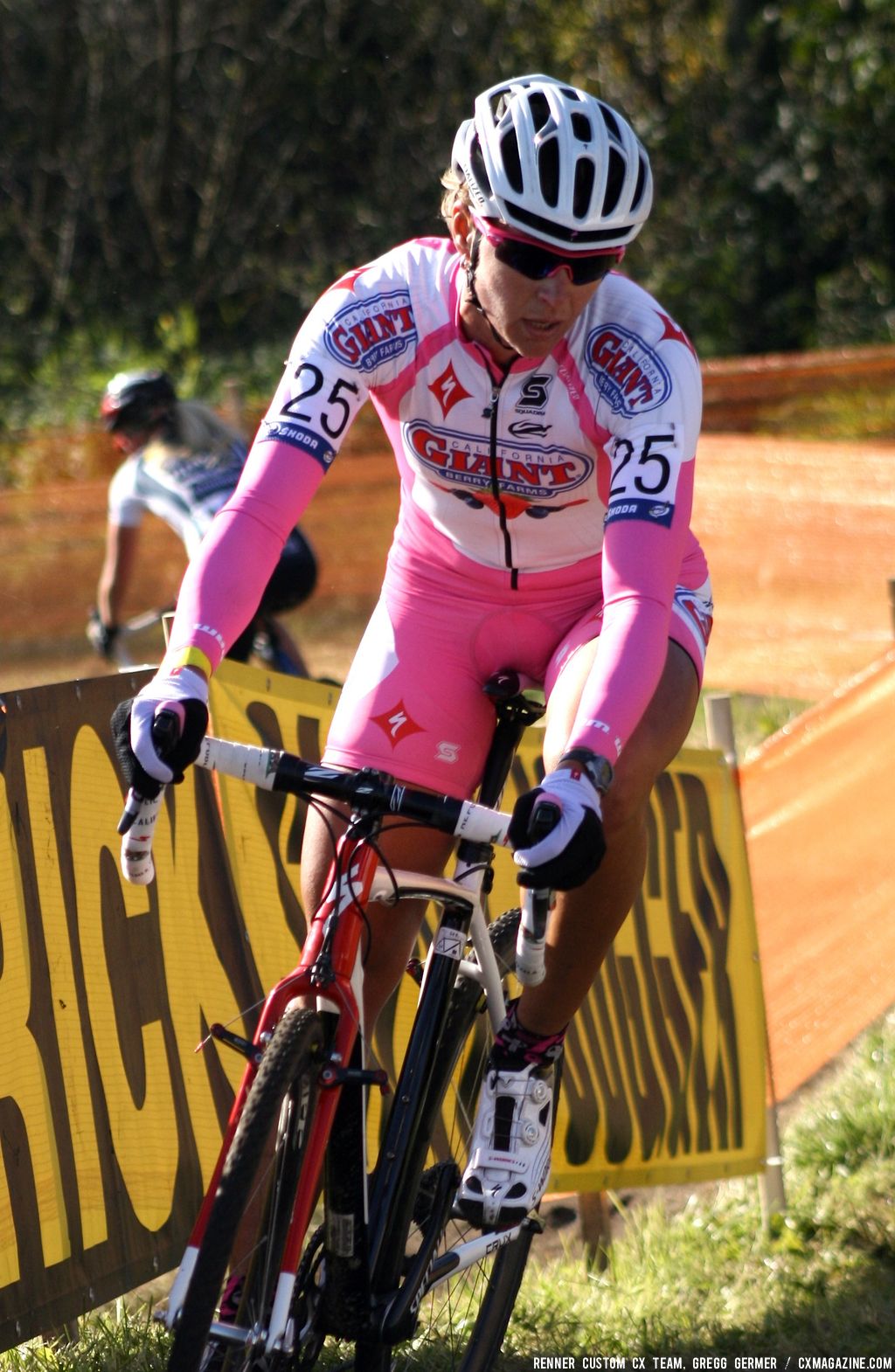 Meredith Miller in a corner. © Renner Custom CX Team, Gregg Germer